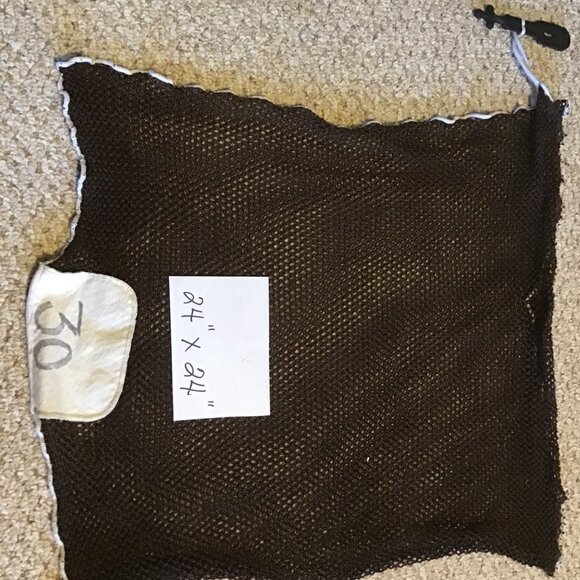 Lot of 4 Mesh Sports Bags - Mesh Laundry Bags - Sports Bags - Brown Color - Picture 6 of 9